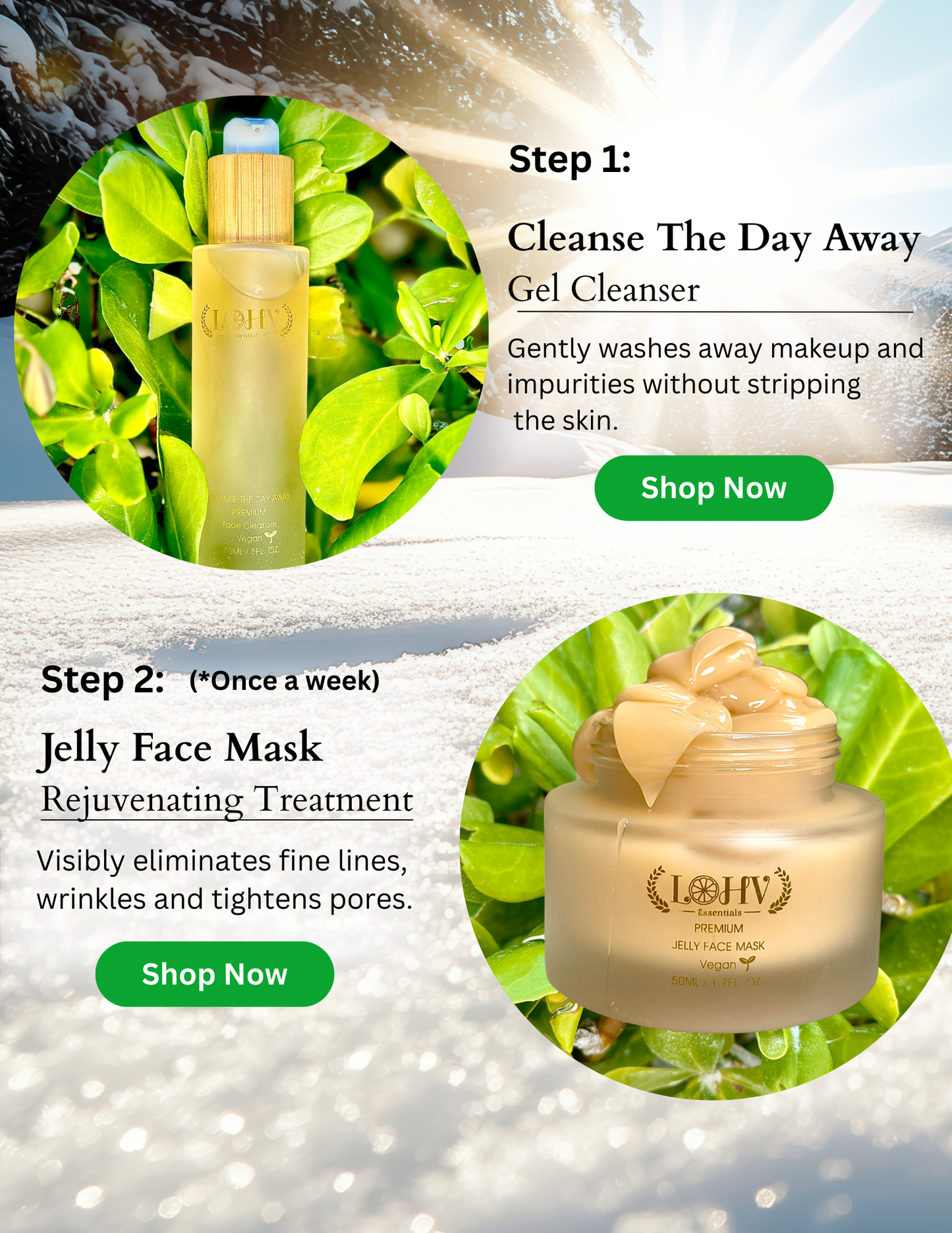 PREMIUM 100% VEGAN GLOW UP Toner Serum With Hyaluronic Acid + Niacinamide + Camellia Leaf + Vitamin E + Rose Water