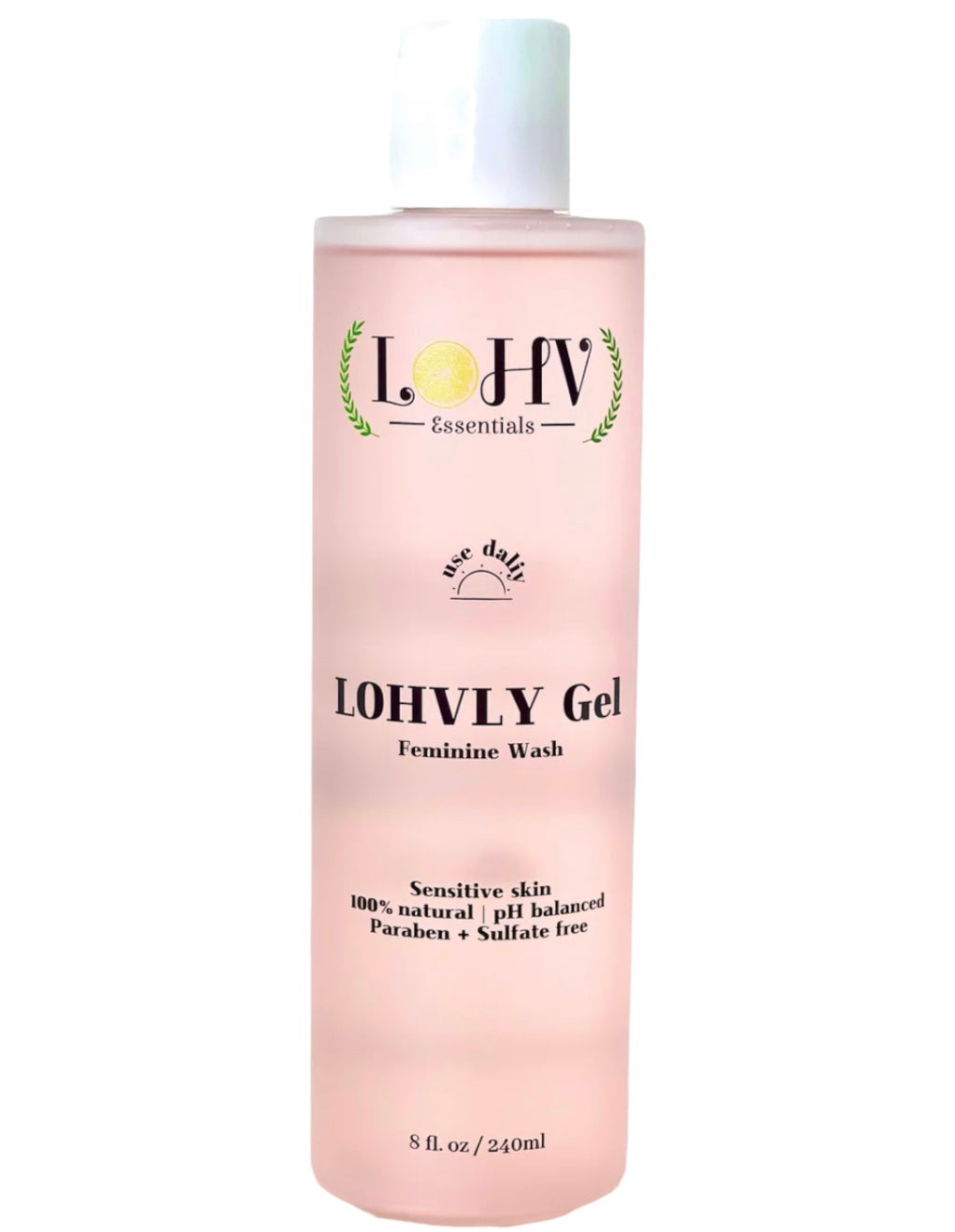 3 Step Kit For A Healthy Clean Yoni: YONI GEL pH Balance Wash + LOHVLY GEL Strawberry Flavored Relaxation Wash + LOHVLY Rose Oil Prevent Ingrown Hairs, Bumps, Sooth & Moisturizing Bikini Line.
