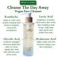 PREMIUM 100% Vegan Hydrating Facial Cleanser, Moisturizing Face Wash For All Skin Types, Hyaluronic Acid + Lactic acid + Glycolic acid, Fragrance Free & Paraben Free, Non-Drying Oil Control Face Wash.