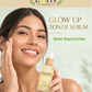 PREMIUM 100% VEGAN GLOW UP Toner Serum + HYPER HYDRATOR Face Moisturizer With SPF 30